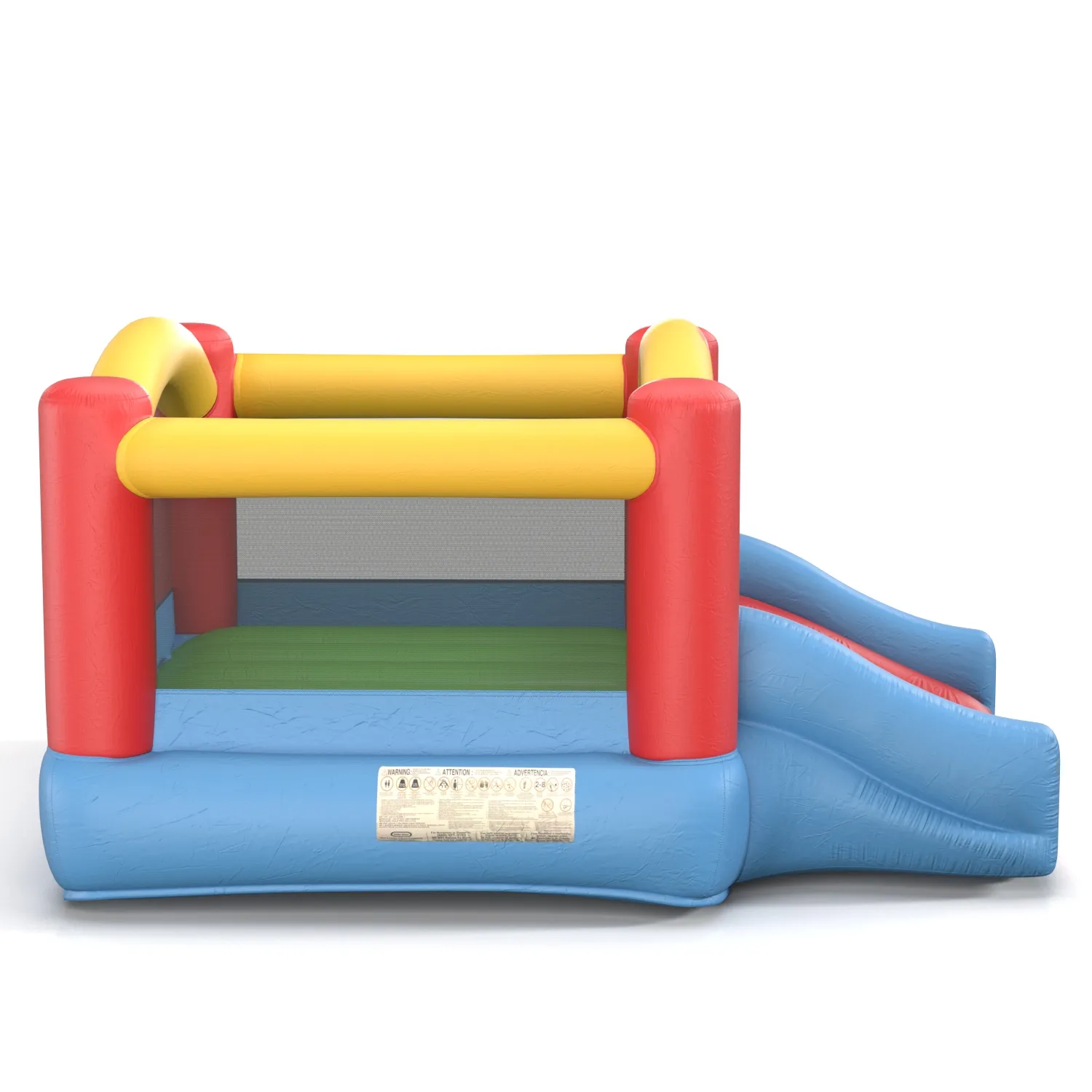 Little Tikes Jump And Slide Inflatable Bouncer PBR 3D Model_03